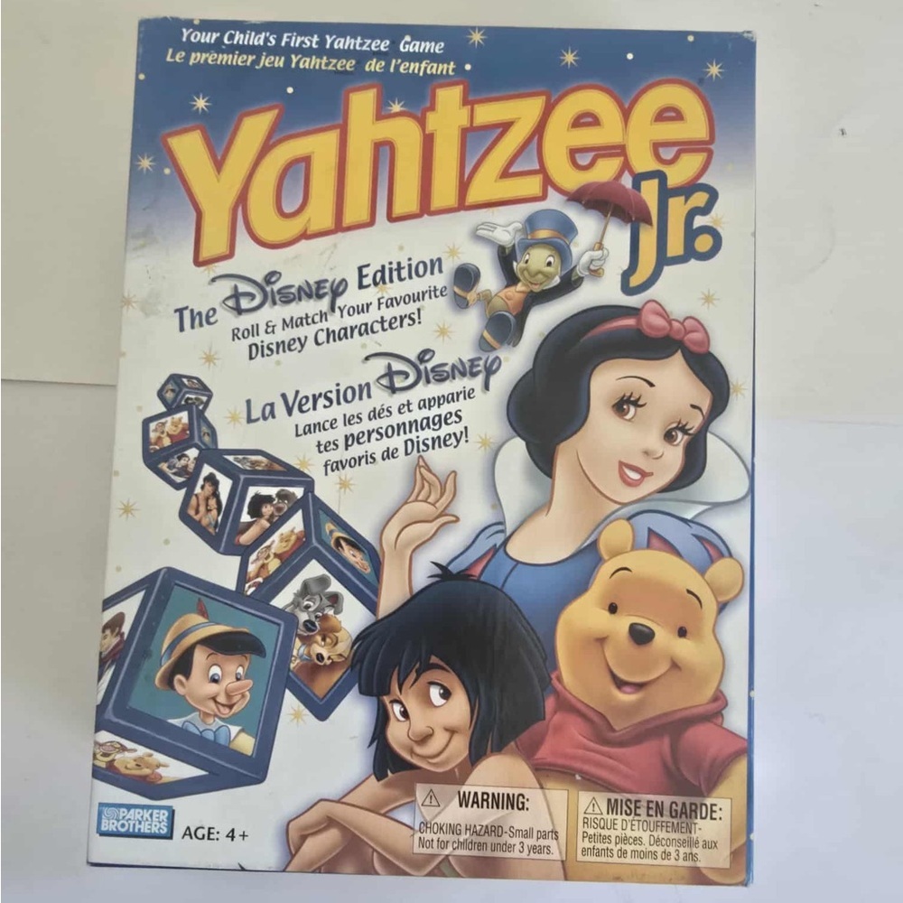 Yahtzee Jr. Disney Edition COMPLETE in box